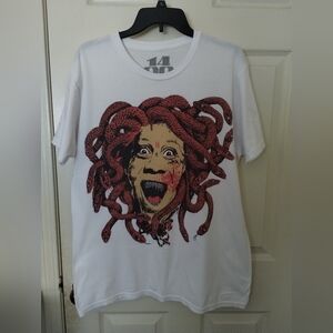 Hard Jewelry x Trippie Redd Medusa Portrait Tee White Large